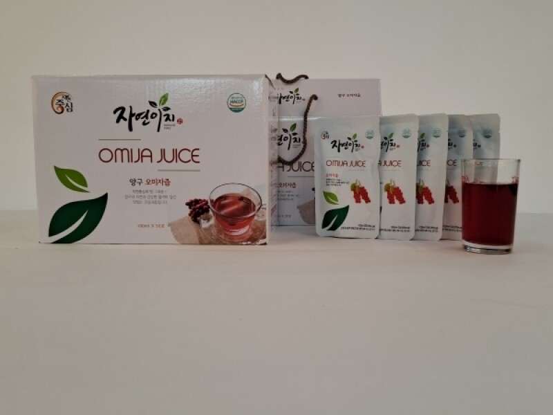 오미자먹는사람들,양구 오미자즙 100ml 20포 [원산지:국산(강원도 양구군)]