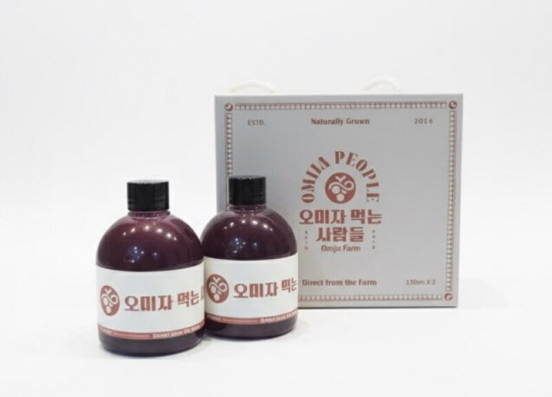 오미자 먹는 사람들,오미자 먹는 사람들 - 양구 오미자청 150ml * 2병 (선물포장) 오미자원액