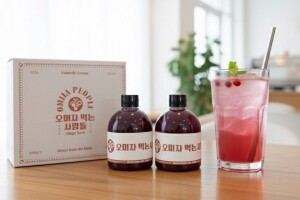 오미자 먹는 사람들 - 양구 오미자청 150ml * 2병 (선물포장) 오미자원액