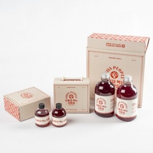 오미자 먹는 사람들 - 양구 오미자청 750ml * 2병 선물세트